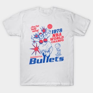 Defunct Washington Bullets 1978 World Champs T-Shirt